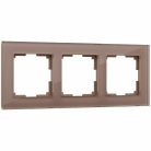 Рамка на 3 поста Werkel W0031142 (латте, стекло) a058820 Favorit