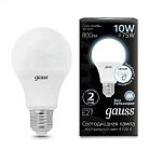 Лампа Gauss 102502210 LED A60 E27 10W 4100K груша матовая