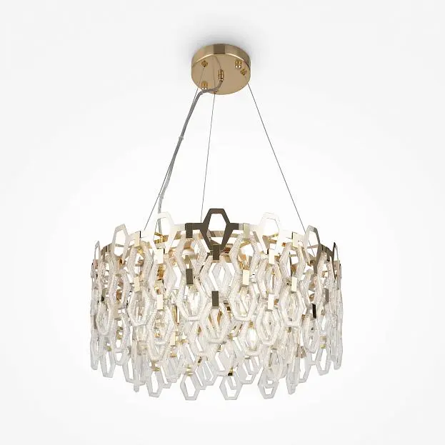 Подвесная люстра Maytoni MOD490PL-09G Tissage