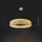 Кольцевые люстры и светильники ACHILLES LUX Размер L. Цвет Латунь Lampatron 7389-20398