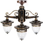 Потолочный светильник уличный Oasis Light 87270SA/3/02 Gb KRAKOV 1 S