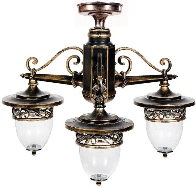 Потолочный светильник уличный Oasis Light 87270SA/3/02 Gb KRAKOV 1 S