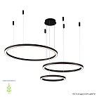 Люстра Crystal Lux FORTUNA SP158W LED D400+600+800 BLACK