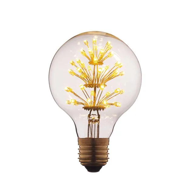 Лампа светодиодная Loft It G8047LED E27 3W шар прозрачный Edison Bulb