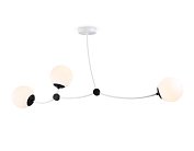 Подвесной светильник WH/BK белый/черный E27/3 max 60W 1130*150*540 Ambrella light TR2566/3