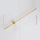 Бра KEMMA WALL LITE Склад. 6 × 80 см. Цвет латунь. Теплый свет Lampatron s-kemma-wall-lite-80-brass-warm 6257-25744