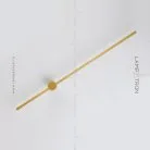 Бра KEMMA WALL LITE Склад. 6 × 80 см. Цвет латунь. Теплый свет Lampatron s-kemma-wall-lite-80-brass-warm 6257-25744