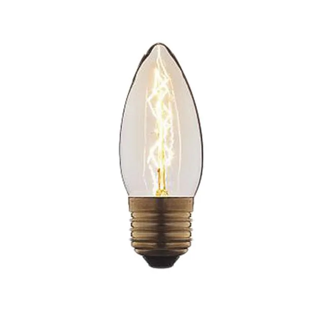 Лампа накаливания Loft It 3540-E E27 40W свеча прозрачная Edison Bulb