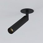 Встраиваемый светильник Elektrostandard 25027/LED черный Diffe a058215