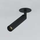 Встраиваемый светильник Elektrostandard 25027/LED черный Diffe a058215