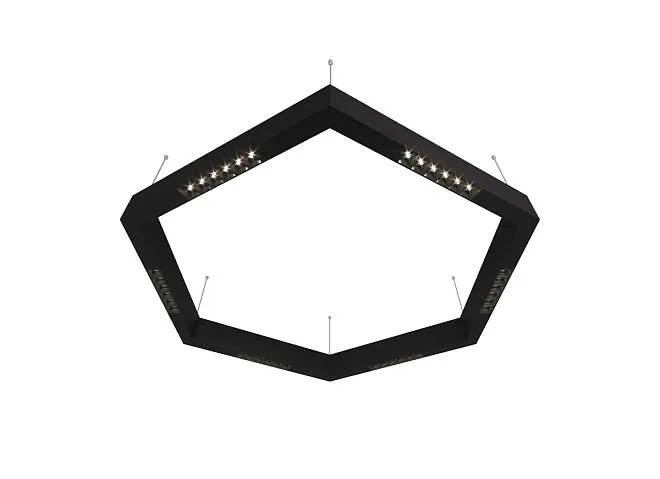 Подвесной светодиодный светильник 0,9м 36Вт 34° Donolux dl18515s111b36.34.900bb Eye-hex Подвесной светодиодный светильник 0,9м 36Вт 34° Donolux dl18515s111b36.34.900bb Eye-hex