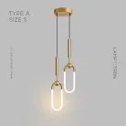 Готовая комбинация светильников FINNUR DUO Тип A. Размер S. Цвет Латунь. Теплый свет Lampatron finnur-duo-a-s-br-warm 7771-21870