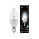 Лампочка светодиодная Gauss 103201204 Candle Crystal Clear