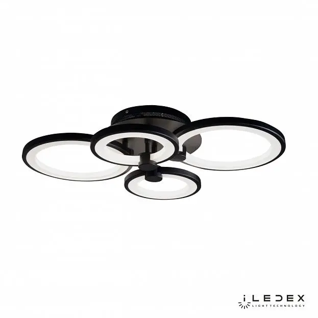 Потолочная люстра iLedex A001/4 BK Ring