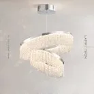 Кольцевые люстры и светильники MELCHIOR 2 кольца. Размер L Lampatron 8502-23484