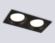 Встраиваемый светильник Ambrella light TN52235/2 BK черный IP20 GX53/2 220*110*44