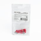 Наконечник кольцевой изолированный STEKKER 39368 НКИ 1,5-4, LD403-154 (DIY упаковка 10 шт)
