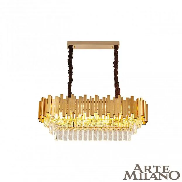 Подвесная люстра Arte Milano 41A.L800.W300.H300.E14.8 G AM-41A Подвесная люстра Arte Milano 41A.L800.W300.H300.E14.8 G AM-41A