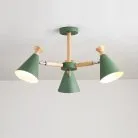 Люстра OLA 3 плафона. Цвет зеленый. Lampatron 1416-226