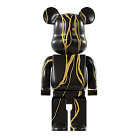Статуэтка BEARBRICK чёрный с золотым LeDron 50E black