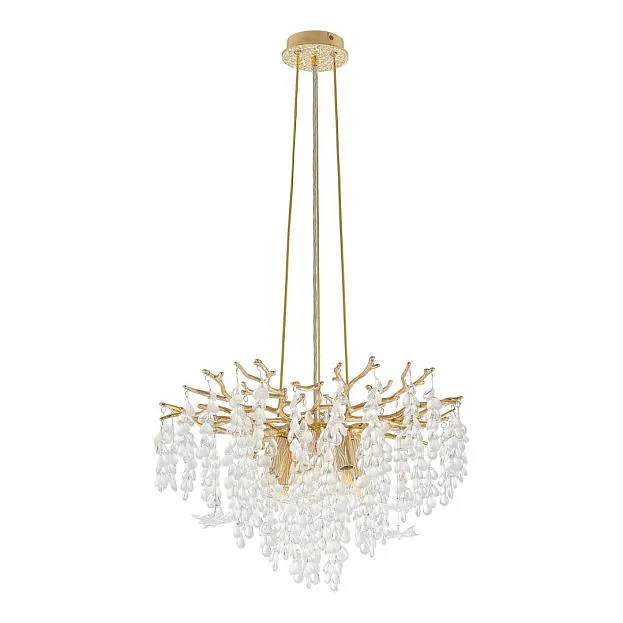 Люстра Arte Milano 230110.480.6.E14.H3 GW BUT-Clear Веточка