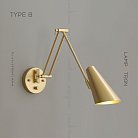 Бра FREDLY Тип B. Цвет Латунь Lampatron 6158-16569