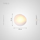 Бра LINDIS WALL Модель D. Цвет молочно-белый. Lampatron lindis-wall-d-milk 2960-7090