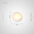 Бра LINDIS WALL Модель D. Цвет молочно-белый. Lampatron lindis-wall-d-milk 2960-7090
