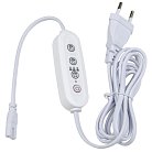 Таймер с вилкой и разъемом Uniel UST-E32 WHITE 2M