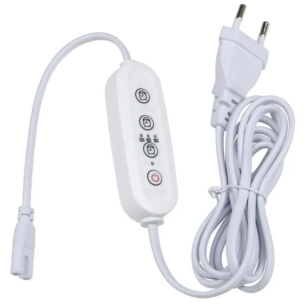 Таймер с вилкой и разъемом Uniel UST-E32 WHITE 2M