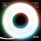 Светодиодная лента Gauss 312000444 комплект 5050/60-SMD 14,4W 12V DC RGB IP20 (блистер 3м)