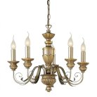 Подвесная люстра Ideal Lux FIRENZE SP5 ORO ANTICO (DORA SP5) 020822