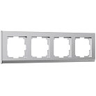 Рамка Werkel W0041865 Stark серебряный матовый a063456
