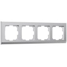 Рамка Werkel W0041865 Stark серебряный матовый a063456