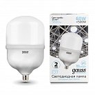 Лампа Gauss 63236 E27 60W 6500K матовая
