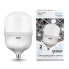 Лампа Gauss 63236 E27 60W 6500K матовая