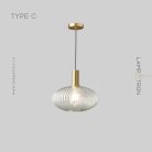 Подвесной светильник IRIS Тип C. Цвет Латунь Lampatron f-iris-c-brass 7261-19978