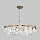 Подвесная люстра с хрусталем Eurosvet 60165/6 латунь a065754 Sophie