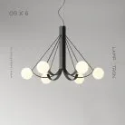 Люстра LUDEN 6 ламп Lampatron 7661-21450