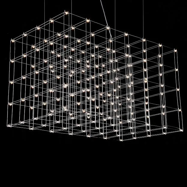 Подвесная Люстра Quasar Cosmos Square Led Pendant Light 80/80/140 By Imperiumloft 252289-22 Подвесная Люстра Quasar Cosmos Square Led Pendant Light 80/80/140 By Imperiumloft 252289-22