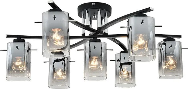 Потолочная люстра Escada 1101/7P Black Iberis Потолочная люстра Escada 1101/7P Black Iberis