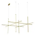 Светильник подвесной Матовое золото LED 1*150W 3000K ST Luce SL6207.203.150 RETICO