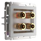 Акустическая розетка (серебряный) werkel W1185006 a051507
