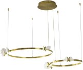 Подвесной светильник AM Group MARIPOSA SPD400+600 POLISHED GOLD