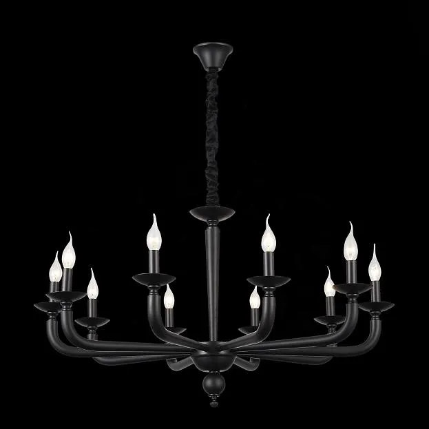 Люстра подвесная Черный E14 10*40W ST Luce SL1114.403.10 FORTEZA