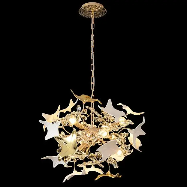 Люстра Crystal Lux LETISIA SP9 GOLD Люстра Crystal Lux LETISIA SP9 GOLD