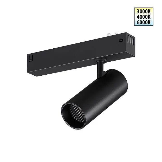 Трековый светильник IP20 LED 3000К-6000К 12W Novotech 359956 VECTOR