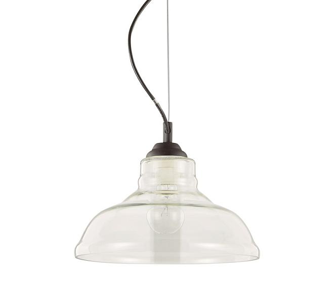 Подвес Ideal Lux BISTRO SP1 PLATE TRASPARENTE 112336