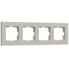 Рамка werkel w0042917 slab дымчатый софт a071628