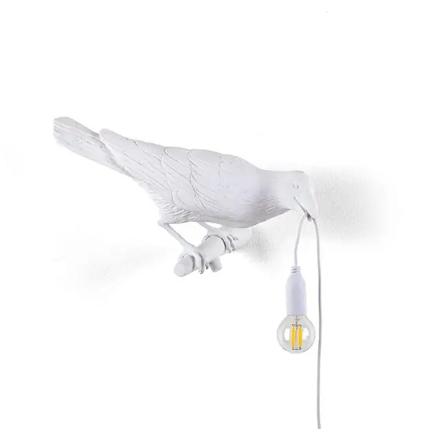 Настенный светильник Seletti 14731 Bird Lamp White Looking Right Настенный светильник Seletti 14731 Bird Lamp White Looking Right